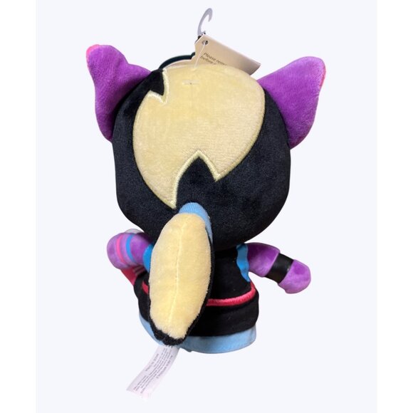 Hard Rock Cafe Roxtars Styler Punk Kitty Cat Plush Stuffed Goth Purple Black 7" - Picture 7 of 15